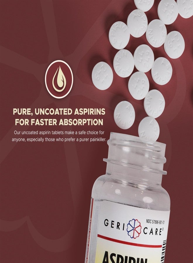 GeriCare Bottled Aspirin 325mg 100 Count Bottle (Pack of 1) - Image 3